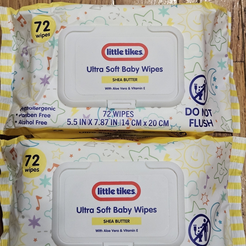 NWT 》3×《 LITTLE TIKES ULTRA SOFT BABY WIPES 72ct PACKS! - Picture 13 of 16
